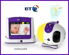 BT 7500 Lightshow Digital VIDEO SOUND Baby Monitor 3.5 Inch COLOUR Touch-Screen,