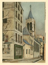 Maurice Utrillo pochoir