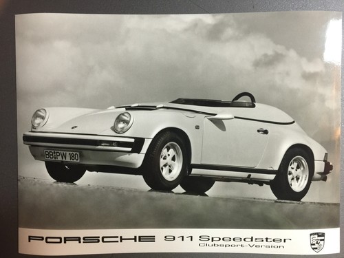 1988 porsche 911 speedster - porsche,