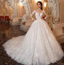 Boho Lace Wedding Dress Plus