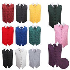 Boys Waistcoat Cravat Set