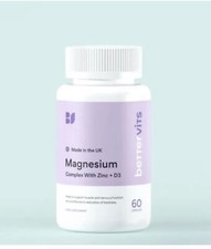 Bettervits Magnesium Complex With Zinc & Vitamin D - 60 Capsules