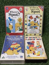Spot The Dog Children’s VHS Bundle Kids Video Tapes 