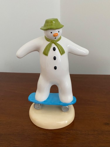 Coalport snowman balancing act - balancing,