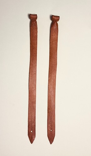 Handmade kangaroo leather mews - handmade,