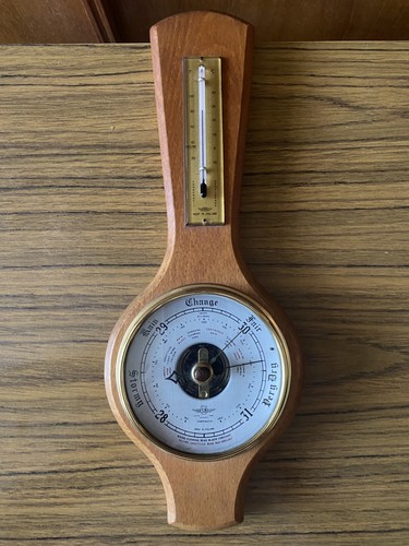 Shortland wooden barometer - wooden,