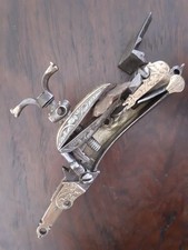 Huge Antique Flintlock Gun Lock Platine Silex