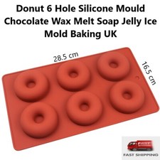 Donut 6 Hole Silicone Mould