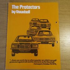 VAUXHALL Rustproofing Underseal Anti-Corrosion The Protectors Brochure 1972 1973