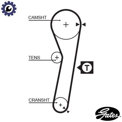 Timing belt 5263xs for - timing,