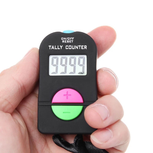 Digital clicker counter hand - digital,