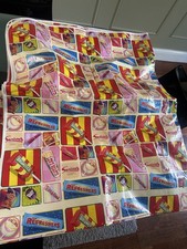 Retro sweets table cloth TABLE printed party events wipeable 
