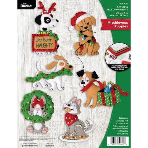 Bucilla felt ornaments - felt,