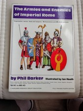 book wargames reseach barker & heath armies enemies imperial rome (704900)