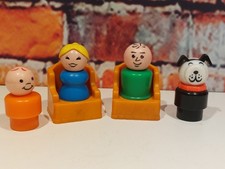 Vintage Fisher Price Figures and pet dog bundle
