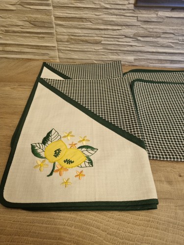 Kitchen linens featuring - featuring, green