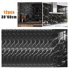 12X PVC Marble Tiles Wall
