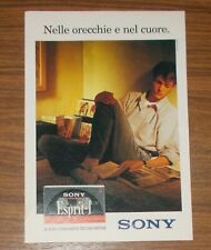 Rare Advertising Vintage Sony