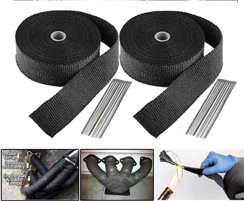 30m titanium black heat wrap - titanium,