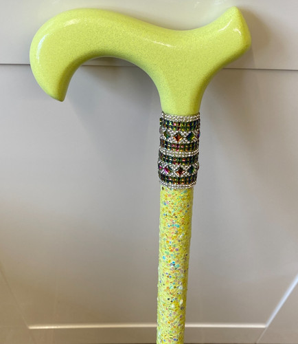 Yellow womens walking stick - yellow,
