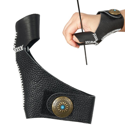 Toparchery leather thumb guard - toparchery,