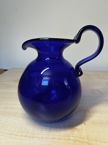 Bristol blue handmade glass - glass, 5