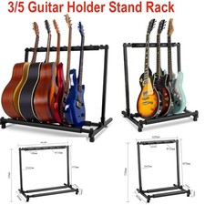 3/5/ Multi Guitar Stand Foldable Acoustic Electric Electric Bass Guitar Rack