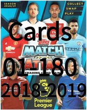 Cards # 01 -180 Match Attax