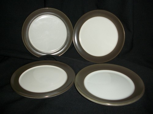 Four denby chevron - chevron, plates