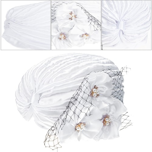 Women satin hat african - satin, head