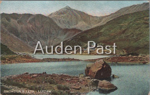 Vintage snowdon llyn llydaw - vintage,