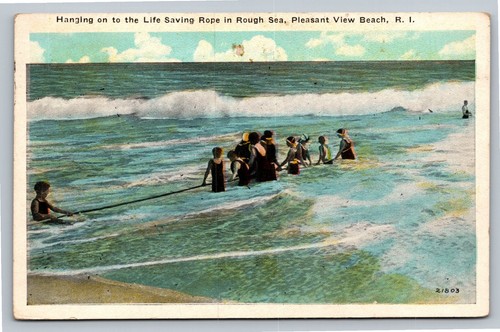 Vintage 1927 linen postcard - vintage,