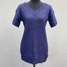 J.Crew Purple Short Sleeve