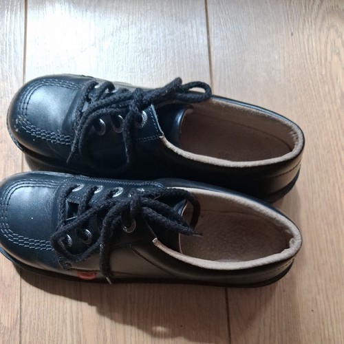 Kickers black leather lace - , up