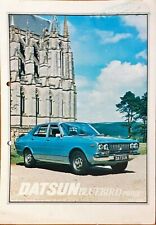Datsun 180B Bluebird Brochure