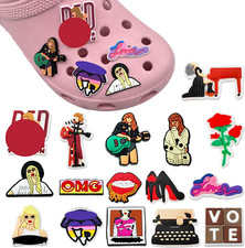 16PCS Shoe Charms, Singer Shoe