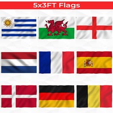 3x5ft Large Polyester Flags National Country Flag Sports National Events Decor