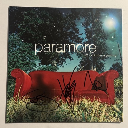 Paramore full band signed - signed, lp