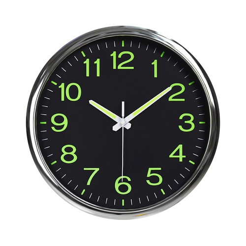 Wall clock large - clock, luminous