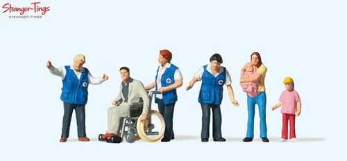 Preiser travellers aid scene - preiser,