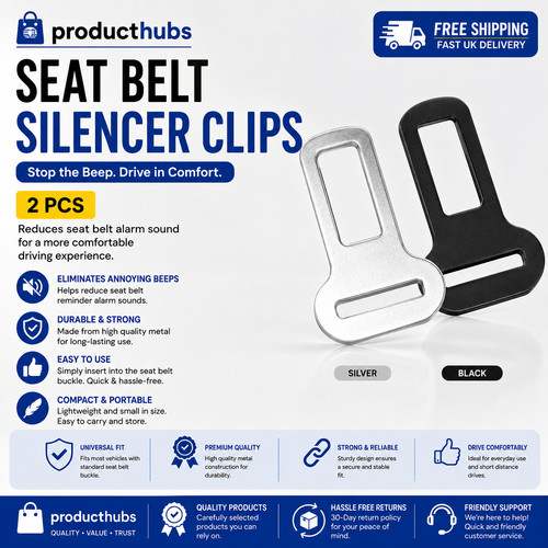 Car seat belt - clip, buckle