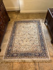An oriental style hall rug 