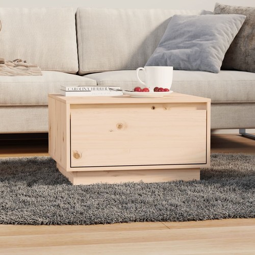 Coffee table 55x56x32 solid - coffee,