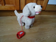 Fluffy Puppies Plush WALKING PUPPY with Sounds Soft Toy 13 ins High