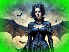 Goth Greeting Card A5 Goths