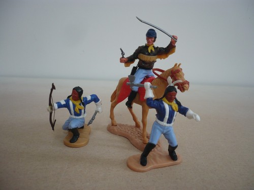 Timpo mounted 7th cavalry - us, /