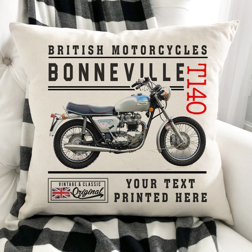 Personalised triumph cushion - personalised,