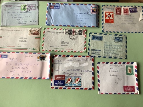 Airmail flight cover mixed