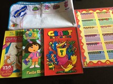 Childrens Colouring Books / Aquadraw Mat Only & Laminated Adding Chart 