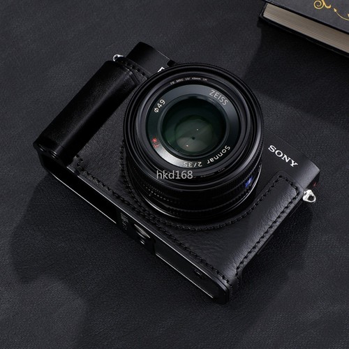 Real leather camera bag - real,